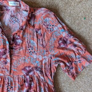 Natural life Floral Button-Up Dress